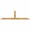 Ekena Millwork Portland Rough Sawn Timber Gable Bracket, Western Red Cedar, 84"W x 24"H x 4"D x 4"F, 7/12 Pitch GBW084X24X0404POR00RWR - alternate 1